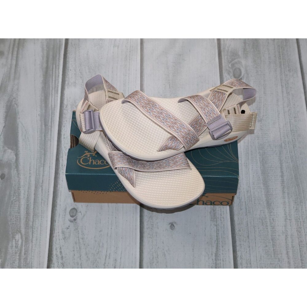 New Chaco Mega Z/Cloud Women Adjustable Strappy Slingback Sandals Size 8 Khaki